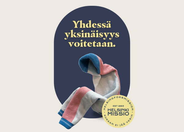 Yksinäinen sukka istuu