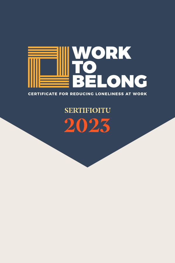 Work to Belong -sertifikaatti
