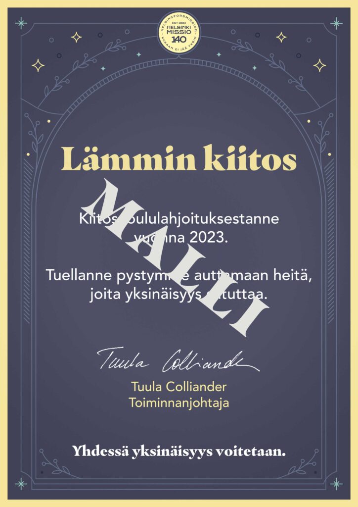 Kiitosdiplomi