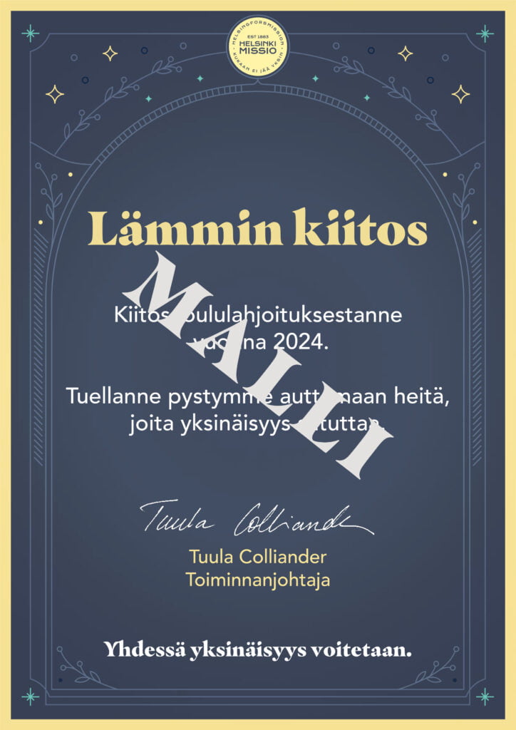 Kiitosdiplomi esikatselu