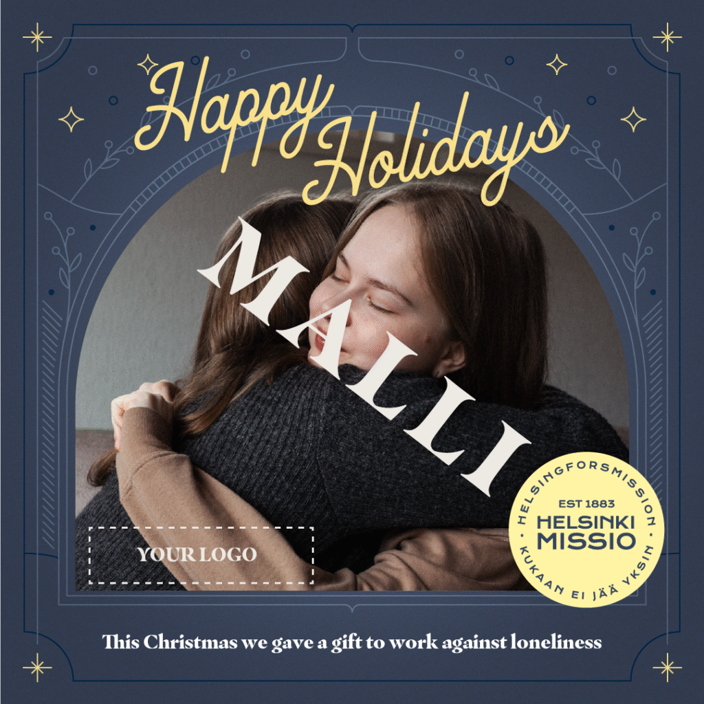 Social media christmas card (young) esikatselu